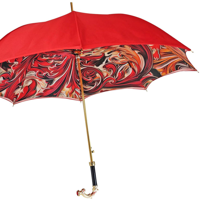 Bright Red Canopy exclusive Design Umbrella for Her