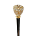 Bright Walking Stick with Crystals Encrusted Knob