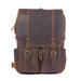 Brown High-Quality Vintage Design Leather Backpack