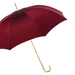 Burgundy Crystal Umbrella Unique Gold Brass Handle