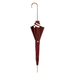 Burgundy Crystal Umbrella Unique Gold Brass Handle