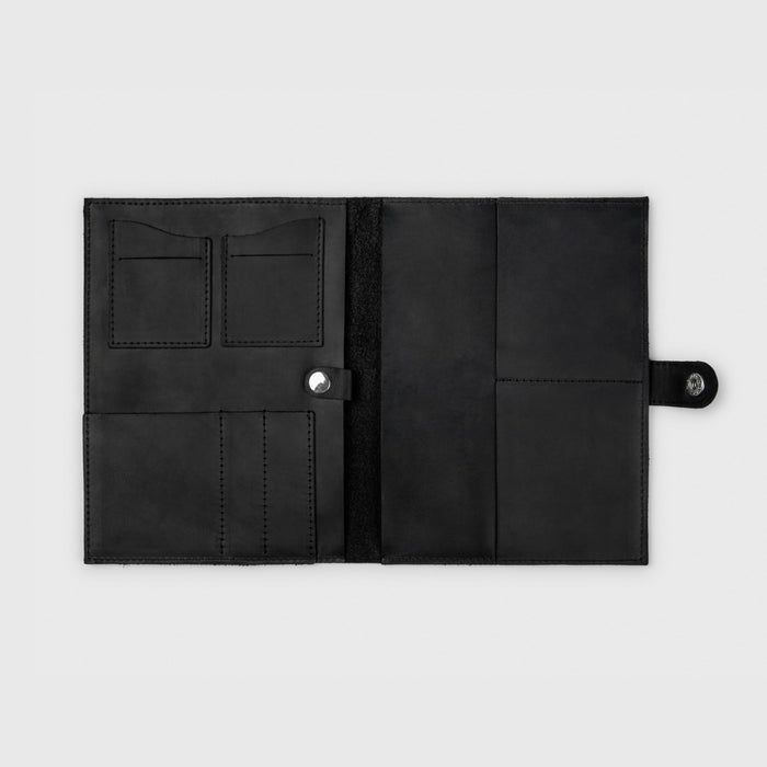 Business Leather Portfolio, Handmade Leather Document Organizer