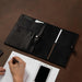 Business Leather Portfolio, Handmade Leather Document Organizer