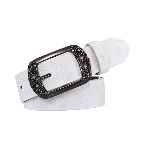 Butterflies Leather Belt For Women, Jasmine Model