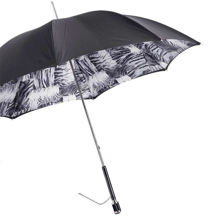 B&W Animalier Black Double Cloth Umbrella