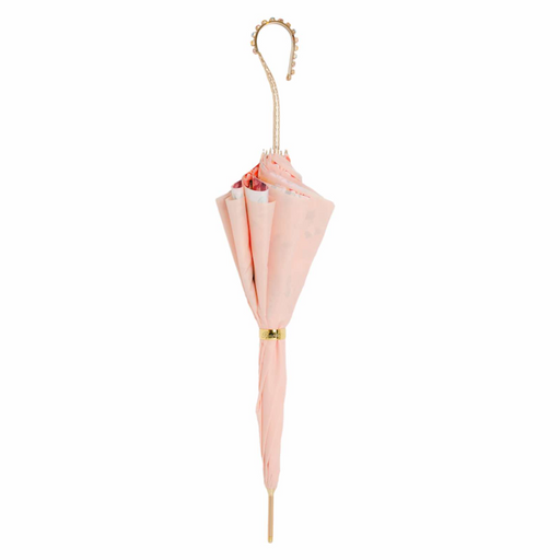 Pink Jeweled Premium Umbrella with Print Women