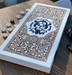 High-end acrylic stone backgammon set