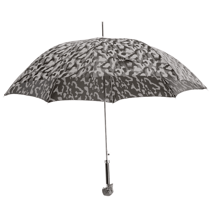 Camouflage Umbrella with Black Swarovski® Crystals Skull