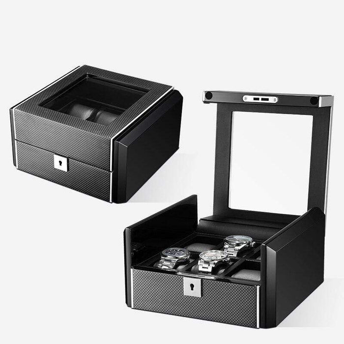 Watch Box with Lock and 6 Slots