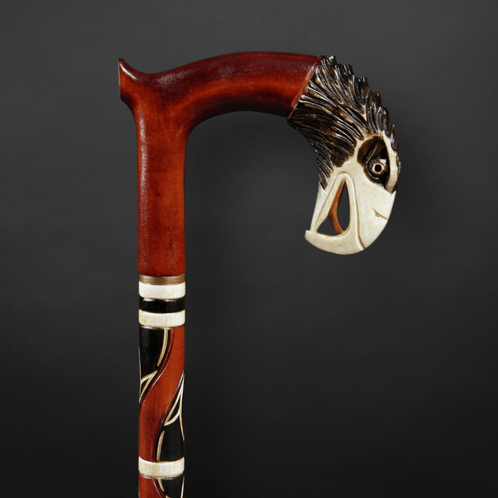 American eagle motif walking stick