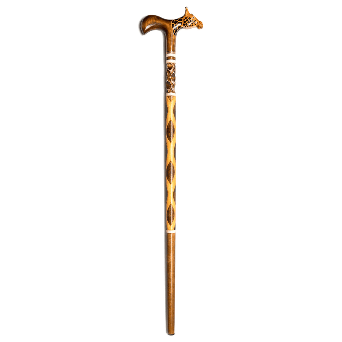 Stylish Giraffe Walking Stick, Hand Carved - Handmade - Artynov | Unique Handmade Accessories