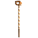 Handmade ram walking cane