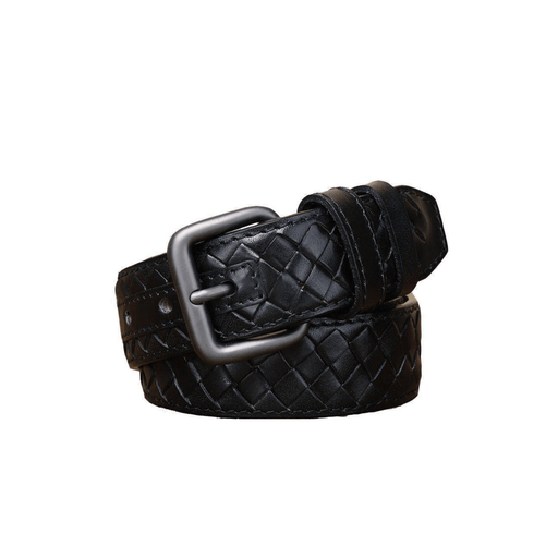 Casual Braided Leather Belt, Anatol Model For Men