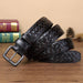 Casual Braided Leather Belt, Anatol Model For Men