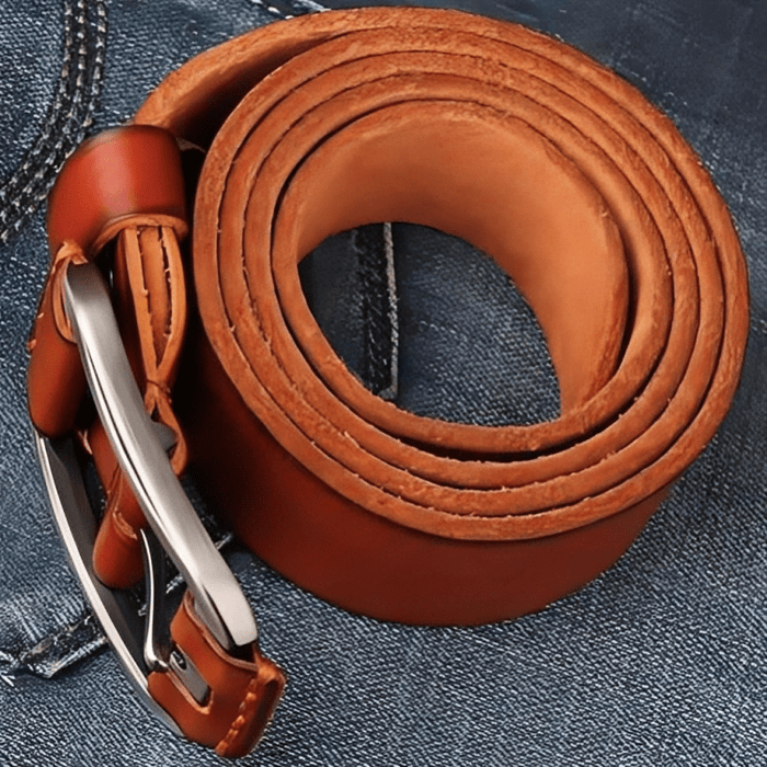 Vintage leather belts for men