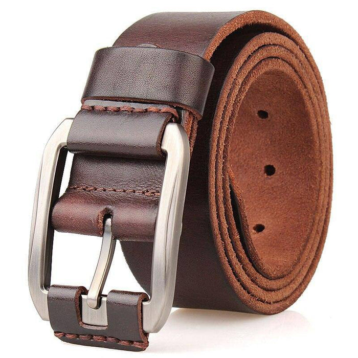 Casual Stylish Leather Belt For Men, Western Model - Artynov | Unique Handmade Accessories