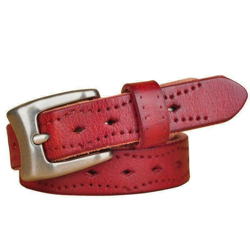 Casual Vintage Leather Belt For Women, Bahiti Model