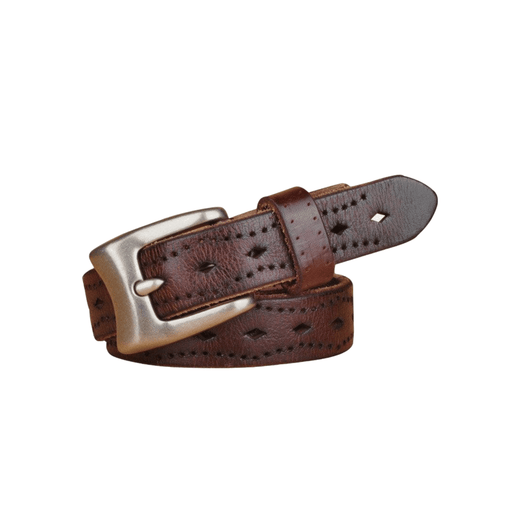 Casual Vintage Leather Belt For Women, Bahiti Model