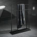 Elegant Marble Base Towel Holder with Durable Copper Rods