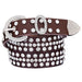 Rhinestone Leather Belt For Women, Allisa Model