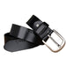 Black leather belts for men