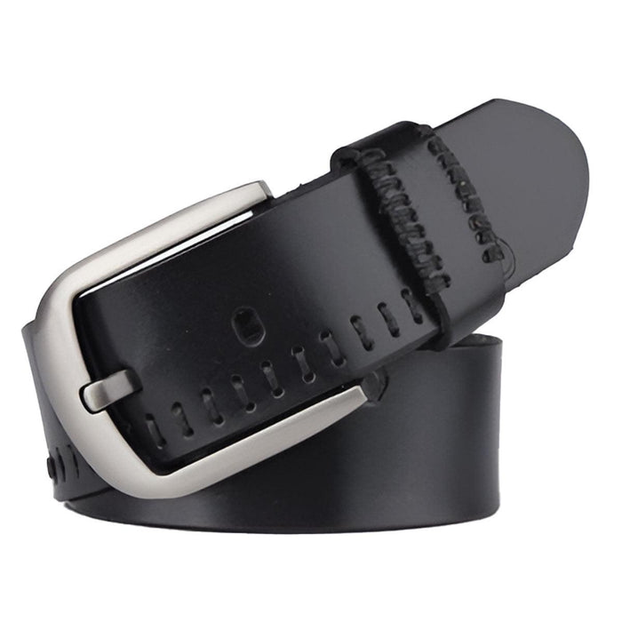 Men's leather belts for suits