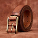 Formal leather belts for men