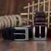 Stylish men's leather belt