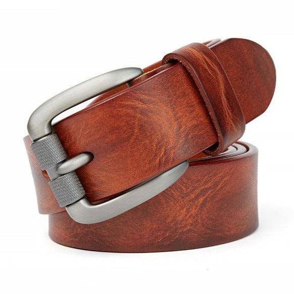 Men's classic leather belts