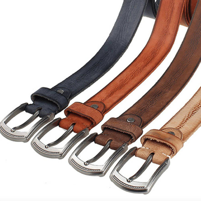 High-quality leather belts for men