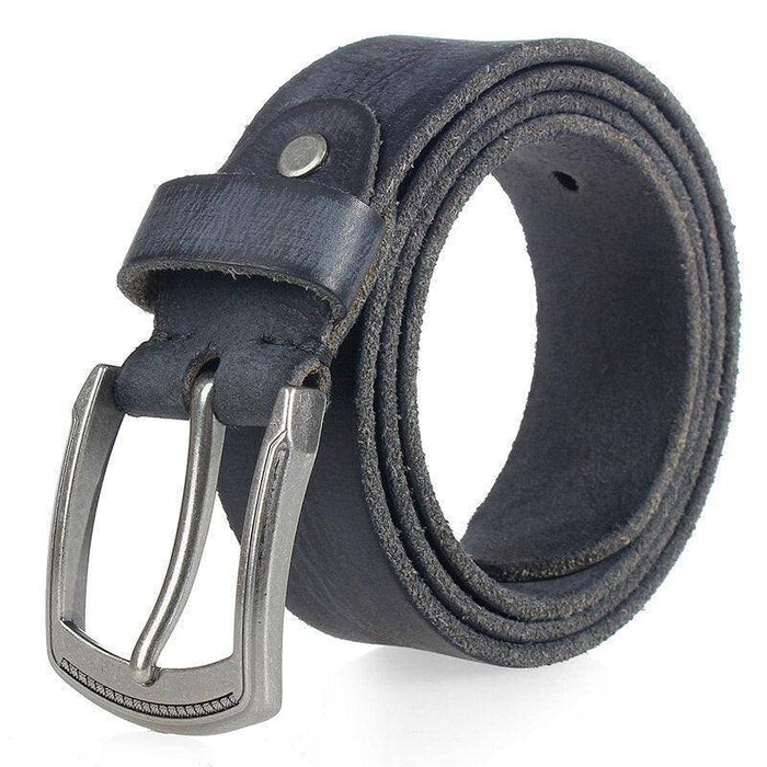 Durable leather belts for men