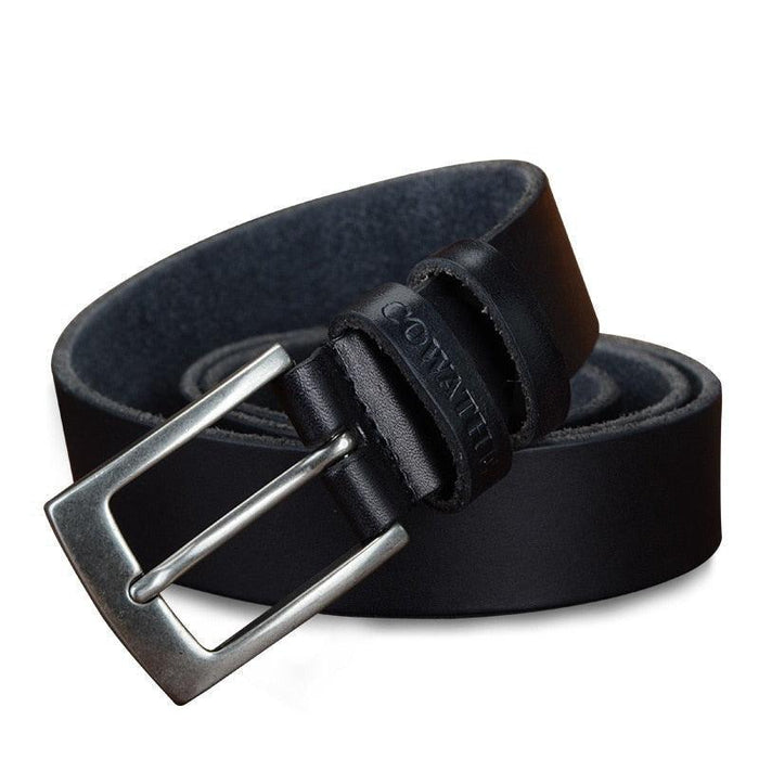 Durable leather belts for men