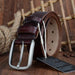 Durable leather belts for men