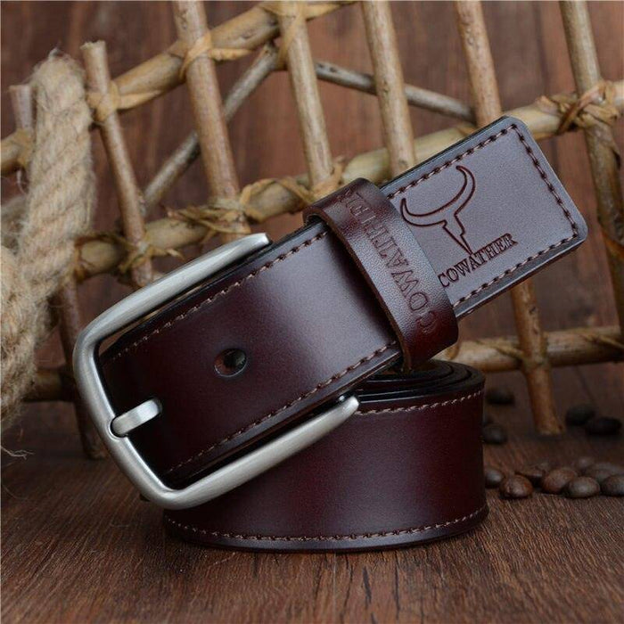 High-quality leather belts for men