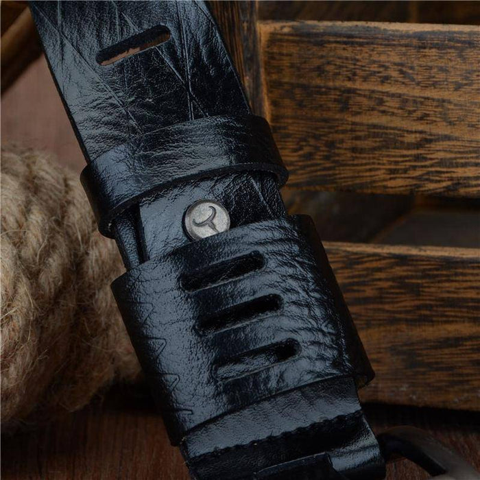 Stylish leather belts for men