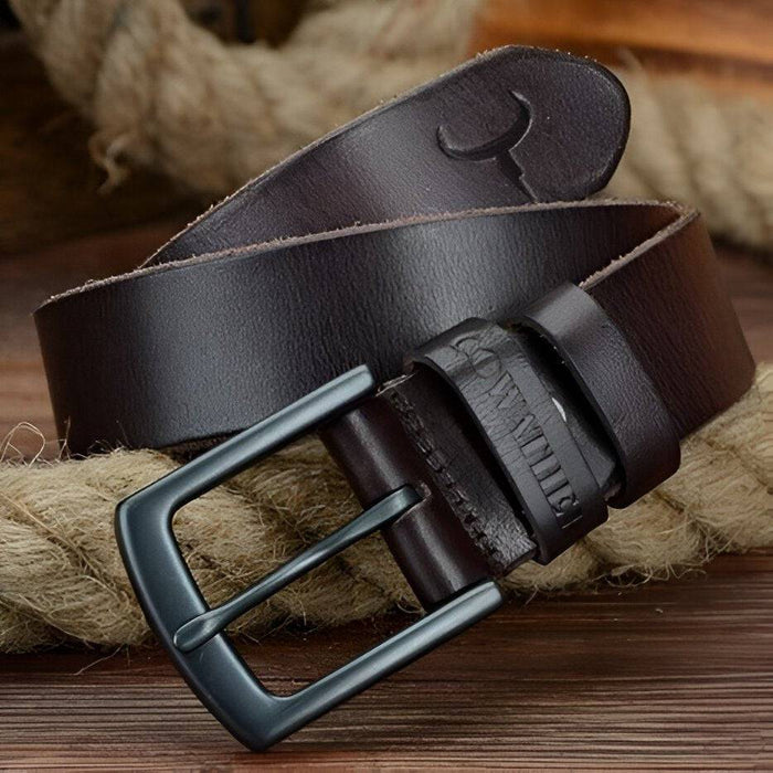 Casual Leather Suit Belt For Men, Tedore Model