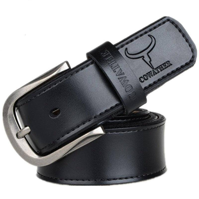 Durable leather belts for men