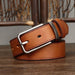 Casual leather belts for men