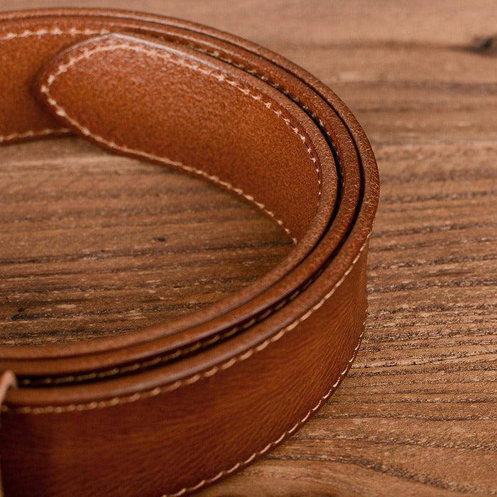 Men's classic leather belts