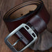 Durable leather belts for men