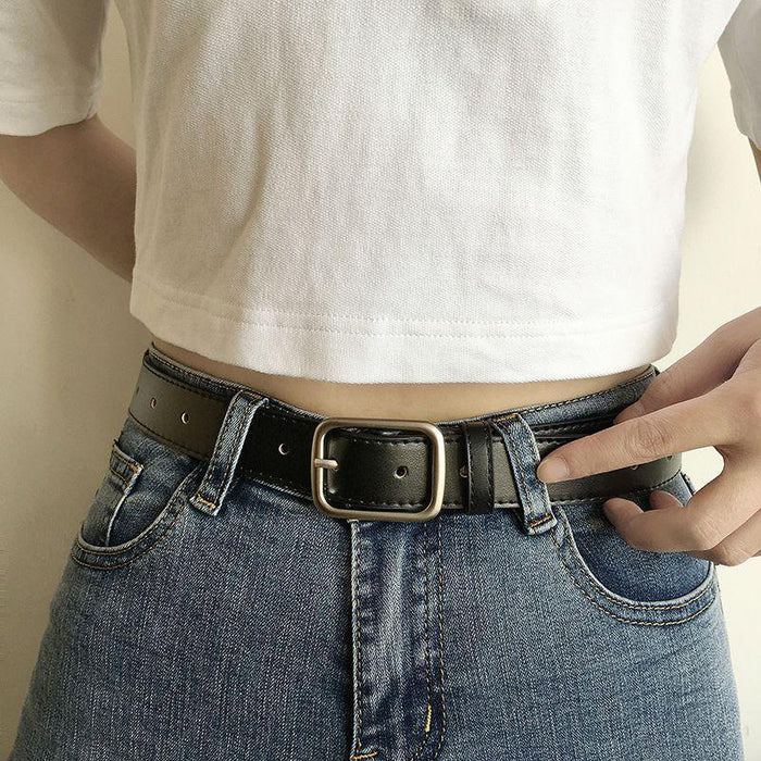 Ceinture classique pour Femme, disponible en grande taille, modèle Elsa