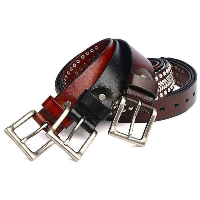 Stylish leather belt