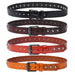 Designer leather belts for women