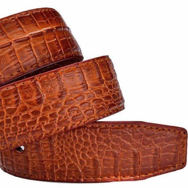 Durable leather belts for men