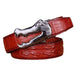 Formal leather belts for men