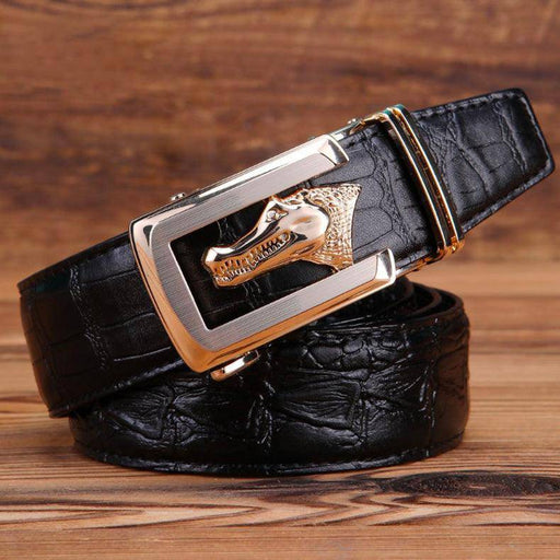 Durable leather belts for men