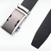 Black leather belts for men