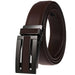 Leather belts for men with buckle