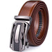 Durable leather belts for men