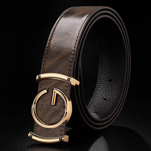 Stylish leather belts for men